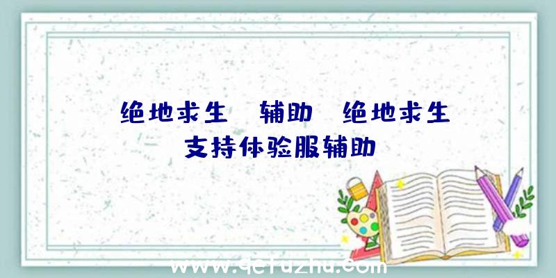 「绝地求生jy辅助」|绝地求生支持体验服辅助